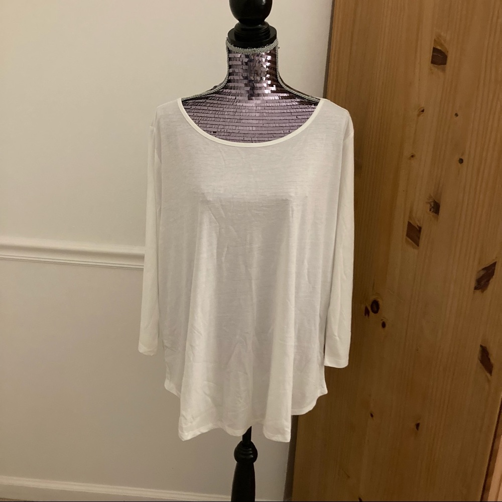 NWOT Urban Diction White Long Sleeve Tee